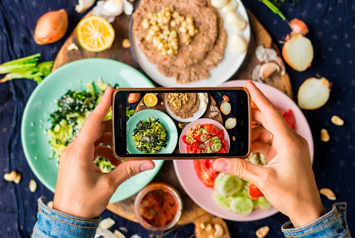 Como fotografar comida com o telemóvel?