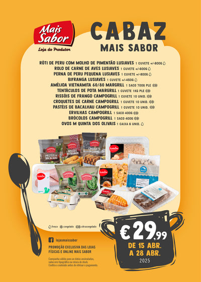 Cabaz mais sabor 89 amarelo