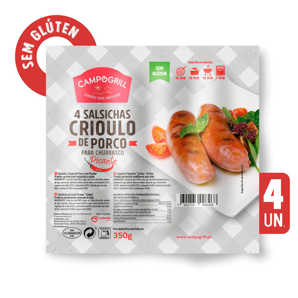 Salsicha Crioulo de Porco com Picante